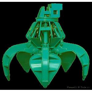 Universal Tuck Excavator Hydraulic Orange Grapple for Scraping Komatsus' Scrap