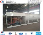 bottom price 10tons mobile skid lpg gas station for filling gas cylinders for