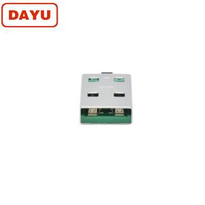 Short Solder 4P USB A Male Connector Green Color With 12 Month Warranty