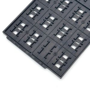 Cheap Heat-Proof Antistatic JEDEC Matrix Trays For IC Components With Injection Molding for sale