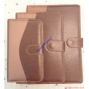 Cheap Soft Cover Refillable Leather notebook, Simple Design diary Journal Notebook for sale