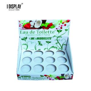 Point Of Sales Hand Cream Cardboard Counter Display Stands Custom Eye Catching