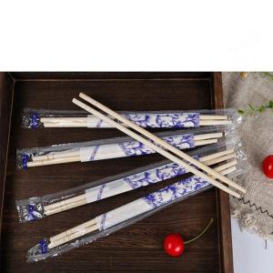 Cheap Portable Individually Wrapped Chopsticks Smooth Surface Custom Bamboo Chopsticks for sale