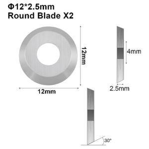 8pcs Tungsten Carbide Cutter Inserts For Wood Lathe Turning Tools
