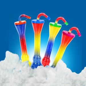 Fruit Juice Drinking Party Yard Cups With Lid And Straw