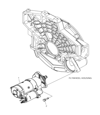 65.26201-7075A Starter Excavator Engine Parts For DOOSAN DL200 DL200TC DL250 DX140LC