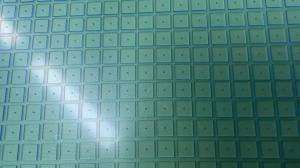 Cheap Quartz / Borosilicate UV Glass Plate Punching Holes 4.4 X 4.4 X 0.5mmt for sale