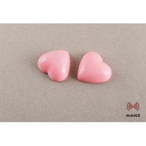 Durable EAS Hard Tag Pink Love Shape Apply To Quilt / Sheet / Clothing