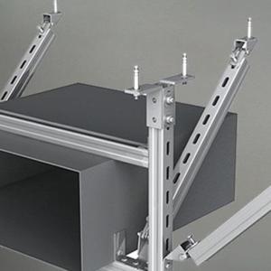 Durable Aluminum Alloy Seismic Bracket With Enhanced Fire And Corrosion