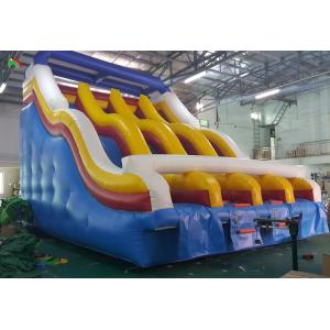 High Quality Wet Inflatable Water Slide Water Pool Slide With Best Plato