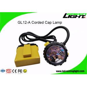 High Performance LED Miners Cap Lamp 25000lux Brightness 1200 Battery Cycles