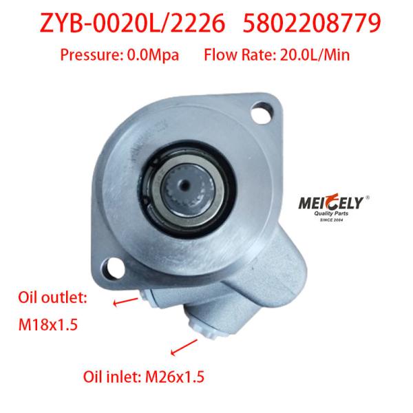 Stock Weichai Engine Steering Pumps 5802208779 For SAIC Hongyan