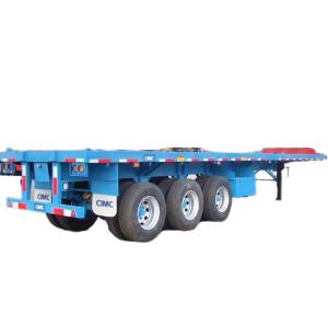 Cheap According to your special requirements to customize a multi-purpose with lock-pull container multi-functional flat semi-trailer for sale