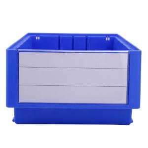 Foldable PP Shelf Storage Bin Boxes Tools Stackable Plastic Crate with Divider