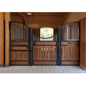 China Economic Horse Stable Box Wood Infilled 3.6m Galvanized Intervial Panel on sale