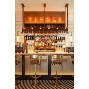 Versatile Scene Bar Stool Chairs Multi Color Tufted Backrest High Foot Bar Stool