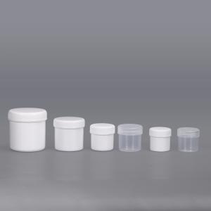 Clear White Butter Storage Small Plastic Jars Canning For Food Powder 30ml