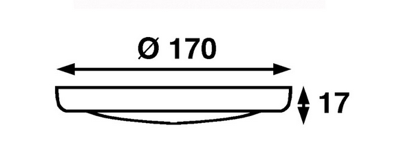 Plastic Caravan Led Lamp With Switch , Caravan Ceiling Lights 12v Easy Install