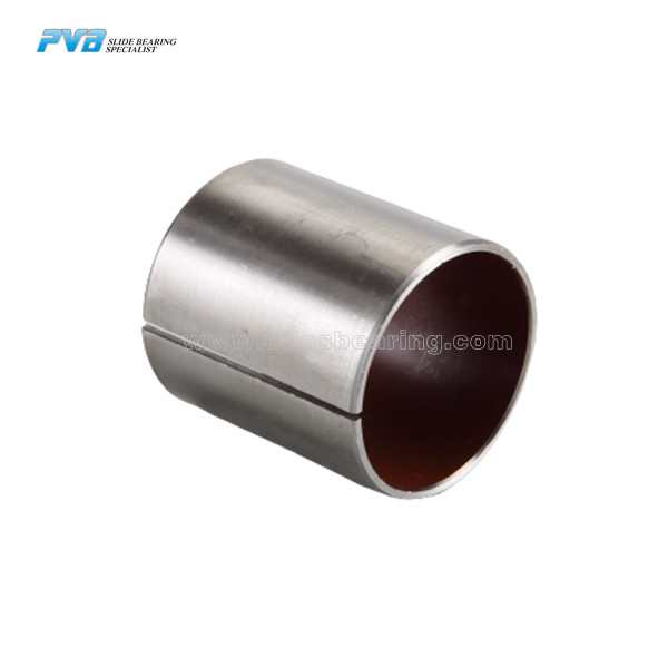 Quality Stainless Steel Back PTFE Lined Bushing Composite Plain Self Lubricated Bushing wholesale