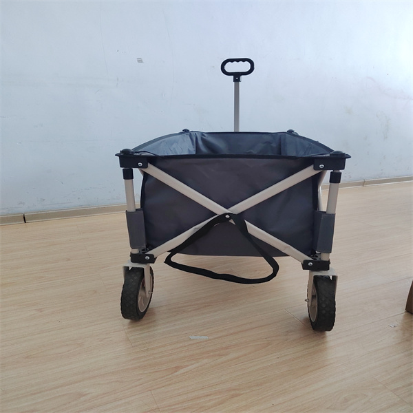 All Terrain Wheel Collapsible Trolley Cart Stainless Steel Utility Fold Up Beach Trolley
