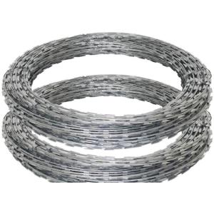 Galvanized 450mm 18inch Chain Link Razor Barbed Wire Spiral