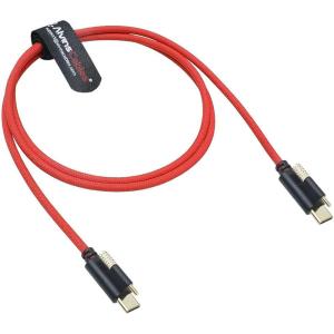 Alvin's Red Locking USB C Cable for Blackmagic 6K 12K 3.3ft 10Gbps