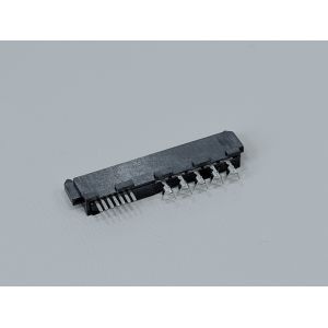 High-Speed SAS 29P IDC Female Pin Connector 180° with Locating Peg, Phosphor