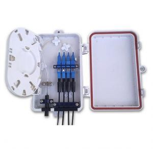 Indoor Fiber Optic Termination Box 4 Out Ports Ftth Termination Box With SC/UPC