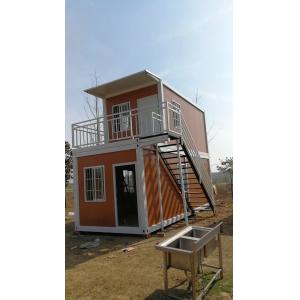 Modular Portable Site Office Container Anti Rust Steel Prefab Modular House