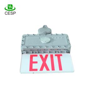 IP67 explosion proof exit and safety sign led emergency light