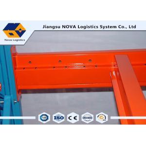 Multilayer Durable Industrial Pallet Racks Galvanized Finish For Frames