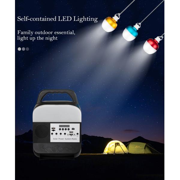 SRE-685 ABS Solar Generator Home LED Light System With Li - Battery
