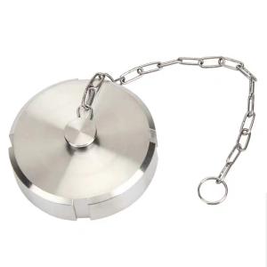 WZ Sanitary SMS Union Blind Nut with Chain DIN 3A SMS General Cylindrical Head