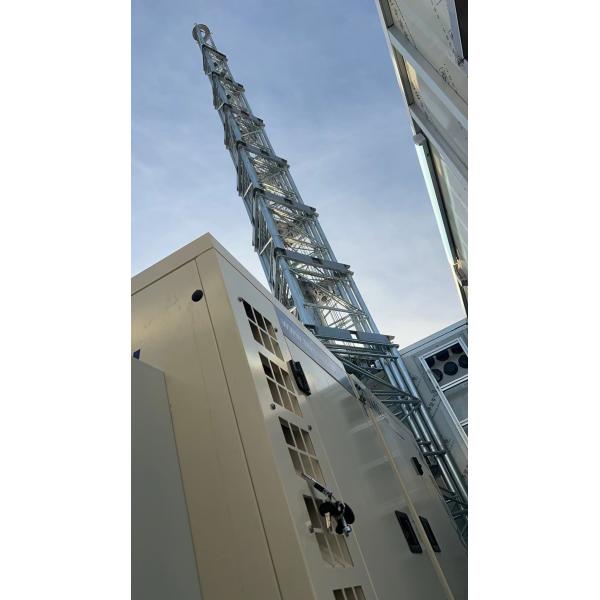 Retractable Tower 30m 100ft Cell Tower Portable