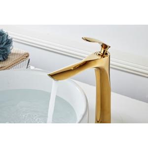 Luxurious Brass Golden Hotel Below Counter Basin Facucet