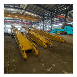 Max Dig Depth 15410 Mm Q345B Q690D Excavator Long Boom With 600 Mm Track Shoe