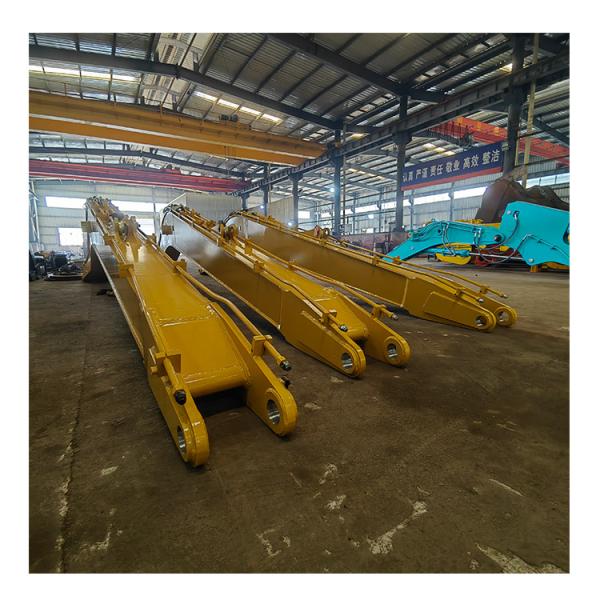 Max Dig Depth 15410 Mm Q345B Q690D Excavator Long Boom With 600 Mm Track Shoe