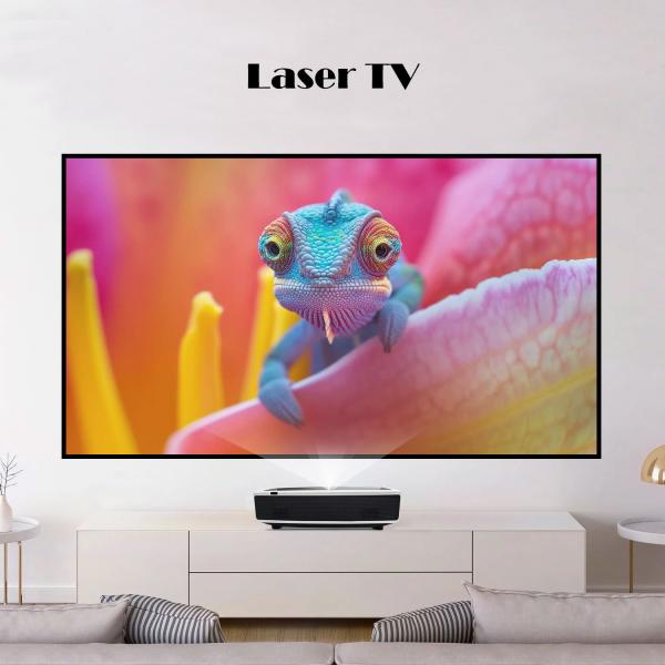 WUXGA Resolution 5000 Lumen Laser Projector Built In Speaker For Home TV Or