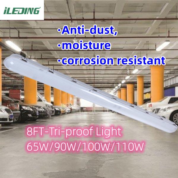 Ceiling Installation 110W 8FT Led Tri-proof Weatherproof Vapor Tight Light for Farm