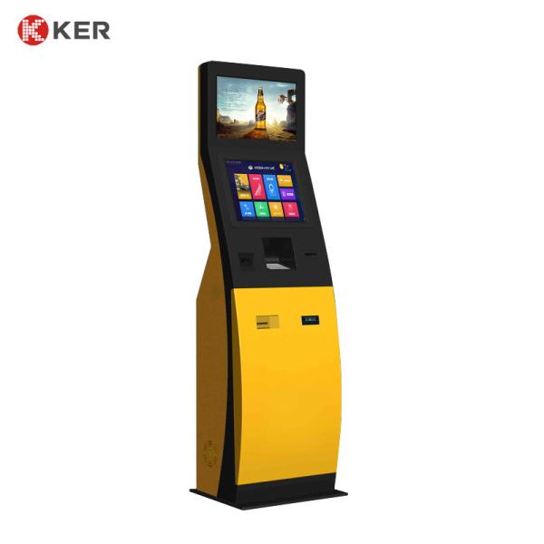 Ultra Slim Self Service Check In Pos Holder Kiosk Multifunction Self Service