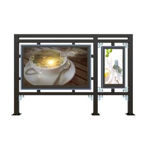 75 inch customized IP65 digital info kiosk outdoor free standing Interactive LCD