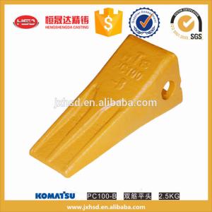 casting iron Material Appliion WAX casting bucket teeth PC100-B
