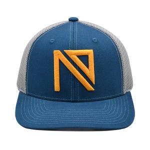 6 Panel Pre Curved Brim Mesh Snap Back Sports Hats 3D Embroidered Logo 112 Brand