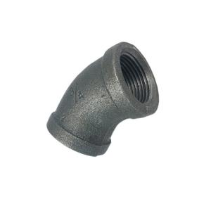 NPT 90 Degree Elbow Malleable Iron Fittings For Shelving Decoration