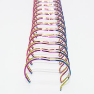 Various Colors 3/8'' Double Binding Wire Ring for Calendar Binding