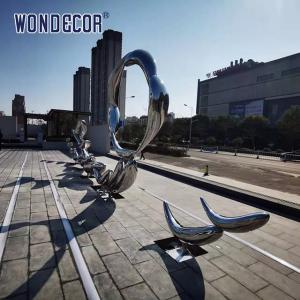 WONDERS Custom Stainless Steel Fish Sculpture Mirror Finish Color