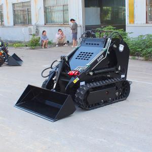 Cheap China Skid Steer Stand on Attachments Mini Crawler Skid Steer Loader With Track for sale