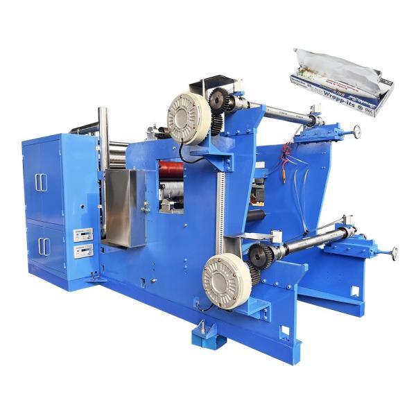 High Speed Aluminum Foil Sheet Folding Pop Up Foil Sheet Making Machine for
