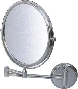 Quality 1X 3X Magnifying Wall Mounted Bathroom Mirror Chrome plated Material wholesale