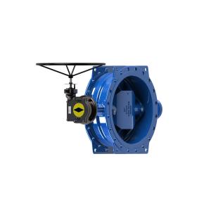 Manual Operation Double Eccentric Butterfly Valve 1-72 Inch Ductile Iron Body